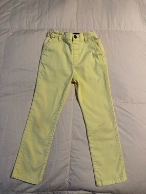 Pre-Owned Children’s Place Girl’s Yellow Straight-Leg Pants Size 5T